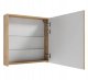 Szafka łazienkowa z lustrem wisząca funkcjonalna 60x60 cm dąb craft Salsa 1