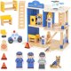 Masterkidz VIGA Drewniany Komisariat Policji Radiowóz 3 poziomy 14 el 1