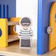 Masterkidz VIGA Drewniany Komisariat Policji Radiowóz 3 poziomy 14 el 5
