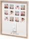 Baby Art First Year Print Frame komplekts mazuļa pēdiņu / rociņu nospieduma izveidošanai  wooden 3601094800 1