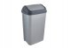 Atkritumu spainis ar grozamu vaku 50L Swantje 38 5x29x66cm gaisa sudraba krasa 4001515308953 1