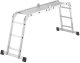 HAILO Kapnes universalas M60 / aluminija / 4x3 pakapieni 037412037 1