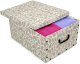 Aptel ORDINETT Kaste kartona 49x39x25cm Big Box Goccia asorti  zila/gaisi peleka/bordo 8004226010401 1