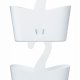 Pakarinams vannas istabas multifunkcionals plauktins 25x9x28cm balts 8411801237953 2