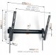 Vogel's TVM3613 Comfort Tilt  40" - 70"  black 1