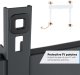 Vogels TVM 3603 Fixed TV Wall Mount  40-100"  maksimalais svars 75 kg  melna - Sienas stiprinajums televizoriem 1
