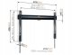Vogels TVM 3603 Fixed TV Wall Mount  40-100"  maksimalais svars 75 kg  melna - Sienas stiprinajums televizoriem 2