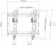 Slim design: provides a small distance to the wallConvenient design for quick and easy installationFixing screws: hold the TV securelyCompac 5