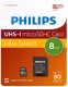 Philips MicroSDHC 8GB class 10/UHS 1 + Adapter 1