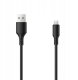 Kabel USB Setty USB-A - microUSB 1 m Czarny (GSM109589) 1