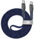 Kabel USB RivaCase USB-C - USB-C 1.2 m Niebieski (PS6105BL12) 1