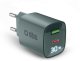 SBS LCD Wall Charger  USB-A  USB-C  LCD  30 W  gaisi zila - Ladetajs 1