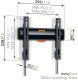 Vogels TVM 3203 Fixed TV Wall Mount  19-50"  maksimalais svars 30 kg  melna - Sienas stiprinajums televizoriem 8