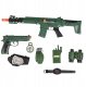 PISTOLET MASZYNOWY KARABIN ZABAWKOWY Zestaw militarny mały żółnierz 1