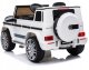 Auto na akumulator Mercedes G63 napęd 4x4 2 silniki skóra radio dla dzieci 8