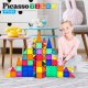 PICASSO TILES Klocki magnetyczne konstrukcyjne 101 elementów duży zamek 9