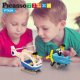 PICASSO TILES Klocki magnetyczne 2 figurki ludziki samolot helikopter 4