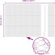 vidaXL vidaXL Ogrodzenie heksagonalne Stal ocynkowana 10000 x 0.05 x 150 cm 8