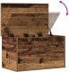 Skrzynia do przechowywania vidaXL Stary Dąb 60x35x35 cm z drewna inżynieryjnego 9