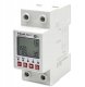 Qoltec Qoltec Przekaźnik 63A na szynę DIN z licznikiem energii elektrycznej | Timer | Tuya | Wi-Fi | LED 7