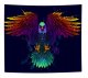 ITIMPORT Dekoracja ŚCIENNA UV OBRAZ Fluorescencyjny GOBELIN ODBLASK 150x150cm Orzeł 1
