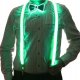 ZESTAW SZELKI i MUCHA LED Świecący KOMPLET na IMPREZĘ SYLWESTRA WESELE RGB 3