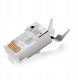Wtyk EKRANOWANY STP RJ45 kat.6a kat7 OSŁONKA 10szt 3