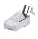 Wtyk EKRANOWANY STP RJ45 kat.6a kat7 OSŁONKA 10szt 5