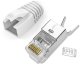 Wtyk EKRANOWANY STP RJ45 kat.6a kat7 OSŁONKA 10szt 8