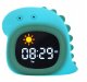 Lampka Nocna Silikon Zegar Budzik Data Muzyka Oświetlenie RGB LED 1800mAh / JL-826 / Dinozaur 8