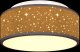 Lampa sufitowa z gwiezdnym kloszem Czarny  30 cm Tkanina E27 8