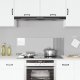 Płytka Backsplash do Kuchni Jasnoszara 110x40x0,6 cm Szklana Hartowana 2