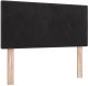 Cabeceira Button Tufted Czarna 80 cm Velvet 1