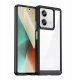 Etui Outer Space Case z żelową ramką do Xiaomi Redmi Note 13 Pro - czarne 1