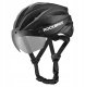 Kask rowerowy Rockbros z szybką, odpinane okulary z ochroną UV, unisex - czarno-brązowy 3