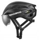 Kask rowerowy Rockbros z szybką, odpinane okulary z ochroną UV, unisex - czarny 4