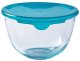 Zestaw misek żaroodpornych 15/17/21 cm komplet 3 sztuk naczynia z pokrywką Cook&Enjoy Pyrex 6