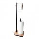 Zestaw Łazienkowy YOKA HOME  Kosz + Stojak (Bambus Black) 10