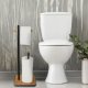 Zestaw Łazienkowy YOKA HOME  Kosz + Stojak (Bambus Black) 12