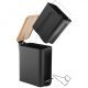 Zestaw Łazienkowy YOKA HOME  Kosz + Stojak (Bambus Black) 4
