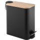 Zestaw Łazienkowy YOKA HOME  Kosz + Stojak (Bambus Black) 6