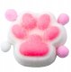 Gniotek Kocia Łapka Zabawka Antystresowa Sensoryczna Sierść Squishy Biała 1