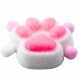Gniotek Kocia Łapka Zabawka Antystresowa Sensoryczna Sierść Squishy Biała 2