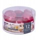 Donau Home Świeca pływająca pastylka DONAU HOME 48x28 mm 12 szt. czerwona 2