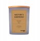 Świeca sojowa DONAU HOME, w szarym szkle, drewniana pokrywa i knot, Nature's Harmony, 200g 1