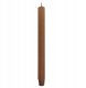 Świeca stołowa długa ryflowana DONAU HOME, 25x300 mm, 4 szt., karmelowa 1