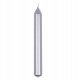 Świeca stołowa prosta DONAU HOME, lakierowana, 20x170 mm, 10 szt., srebrna 1