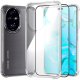 ETUI PANCERNE DO HONOR 200 CASE SILIKON GUMOWE SLIM ANTI SHOCK   SZKŁO 9H 1