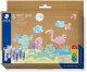 STAEDTLER Fingermalfarbe NJ Pastell 6St Etui 1