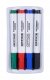 Zestaw 4 markerów z gąbką magnetyczną OFFICE PRODUCTS, do tablic suchościeralnych, mix kolorów 1